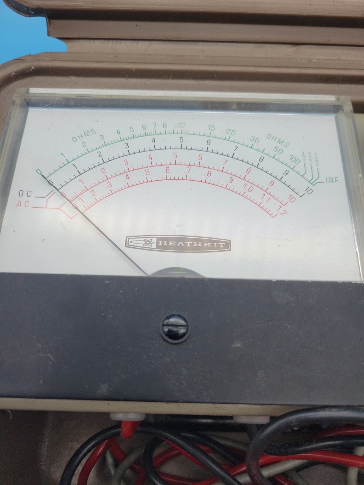 Heathkit Model IM-17 Utility Solid State Voltmeter with Hard Shell Case untested
