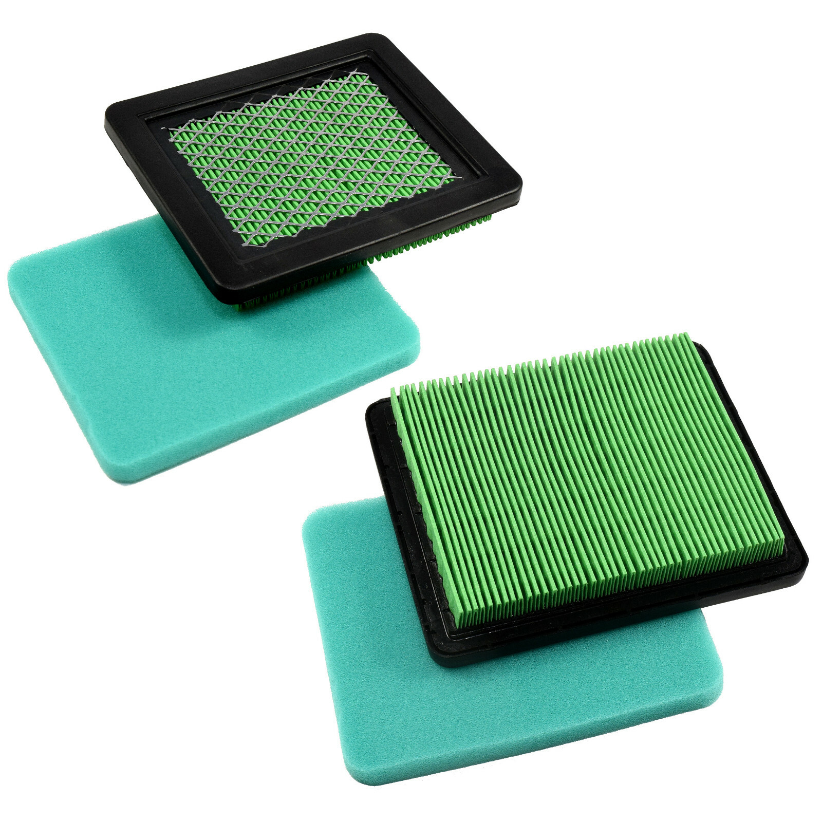 2x HQRP Air Filters for Honda 17211-ZL8-003 / 17211-ZL8-023 / 17211-ZL8-000