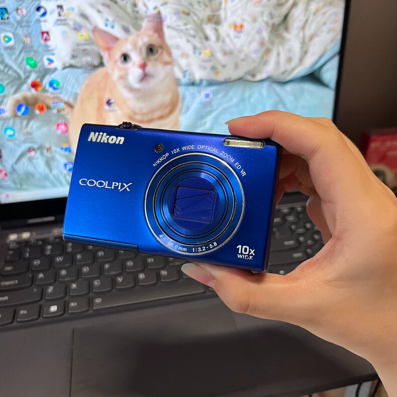 Nikon Coolpix S6200 16.0MP Digital Camera Blue Fully Tested 90% New