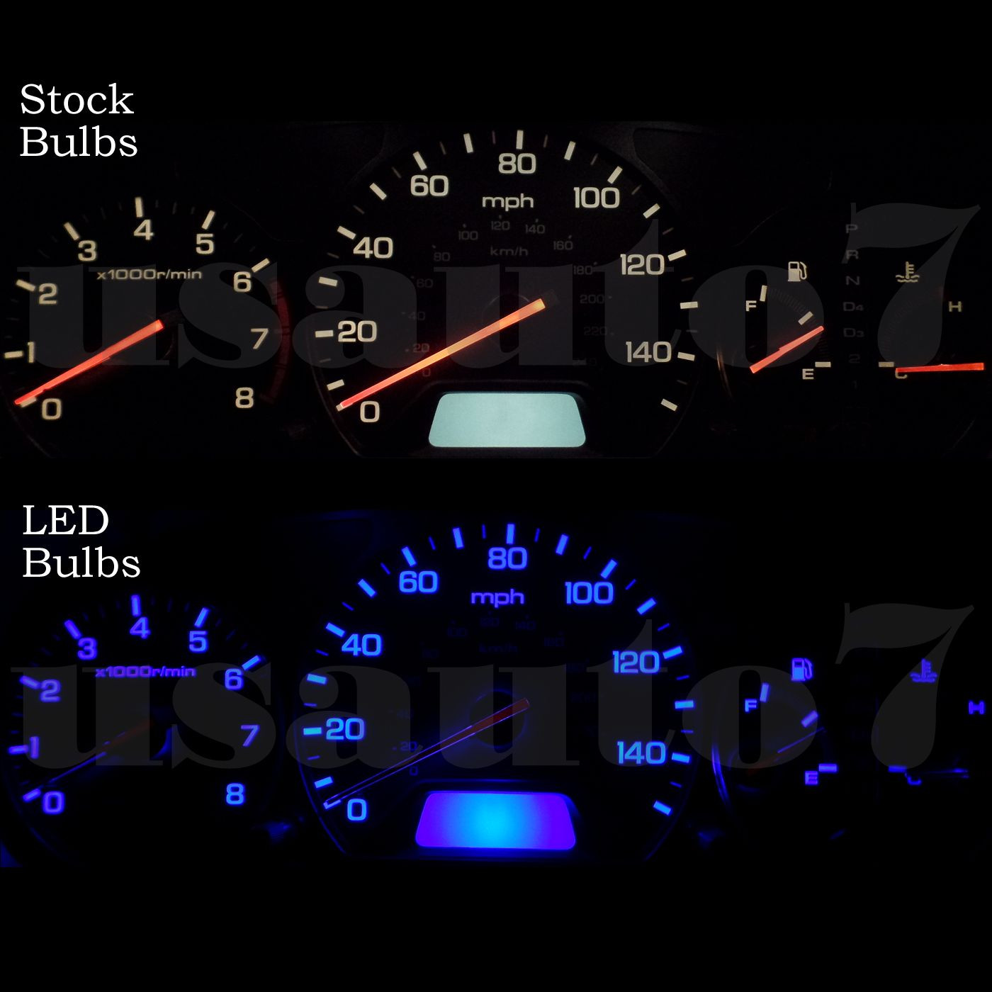 NEW Dash Instrument Cluster Gauge BLUE SMD LED LIGHTS KIT Fit 98-02 Honda Accord