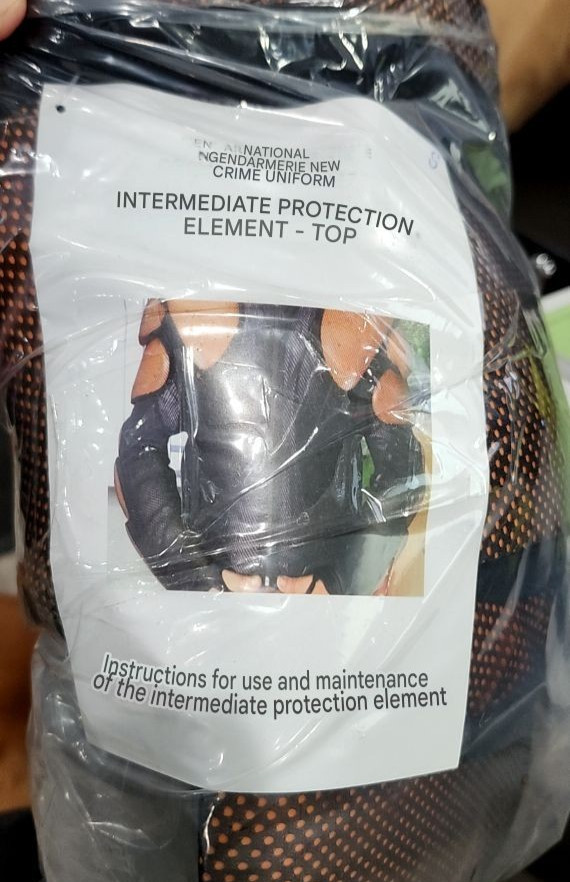 French Army D30 Covert Impact Vest, Size Small