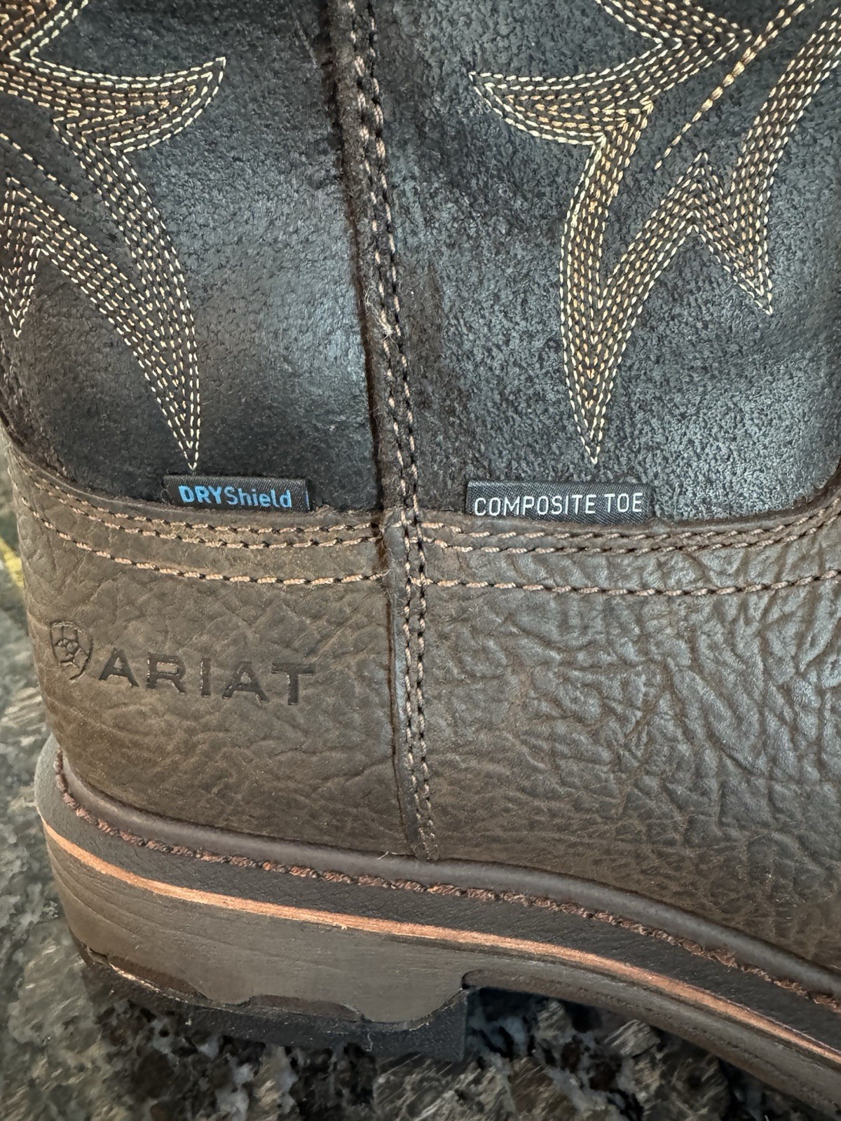 Ariat Workhog H2O Waterproof Composite Square Toe Work Boot 10017420