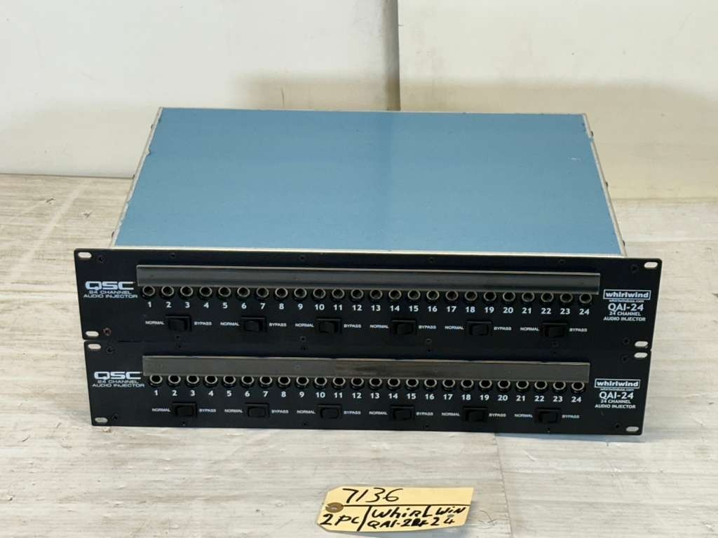 WHIRLWIND QAI-24 24 CHANNEL AUDIO INJECTOR #7136 (One) THS