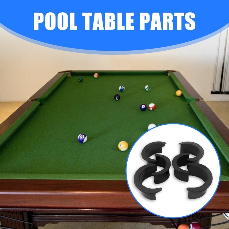 6Pcs Player Billiards Basket Pool Table Drop Pocket Pool Table Accessories