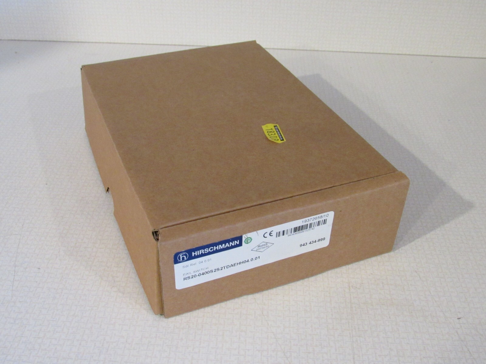 HIRSCHMAN RAIL SWITCH rs20-0400s2s2tdae ETHERNET rs20-0400s2s2tdaehh04.0.01 RS20