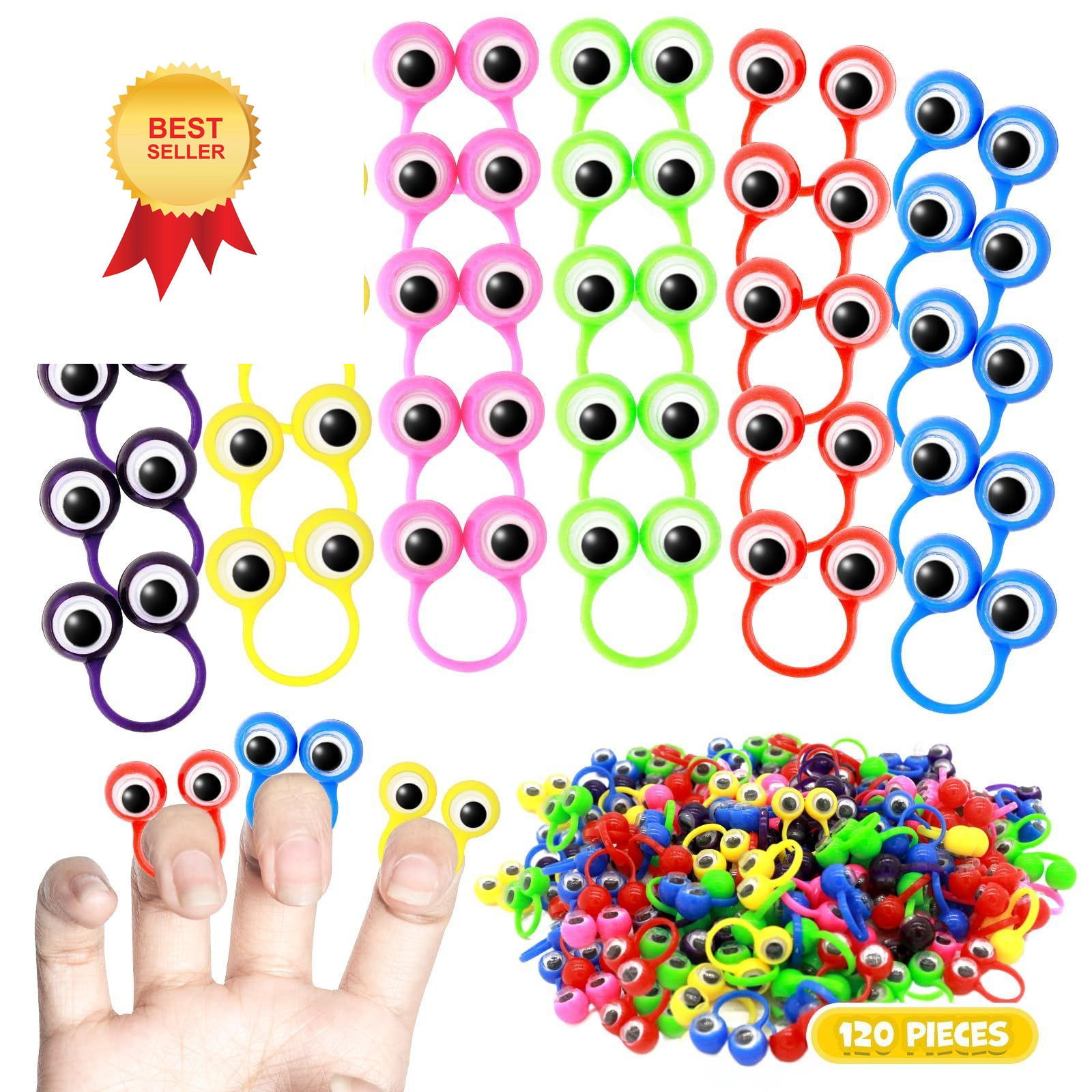 Liesedada 120 PCS Party favors in the nature of small toys Eye Finger...