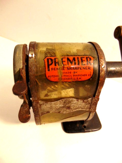 vintage Premier desk top Pencil Sharpener