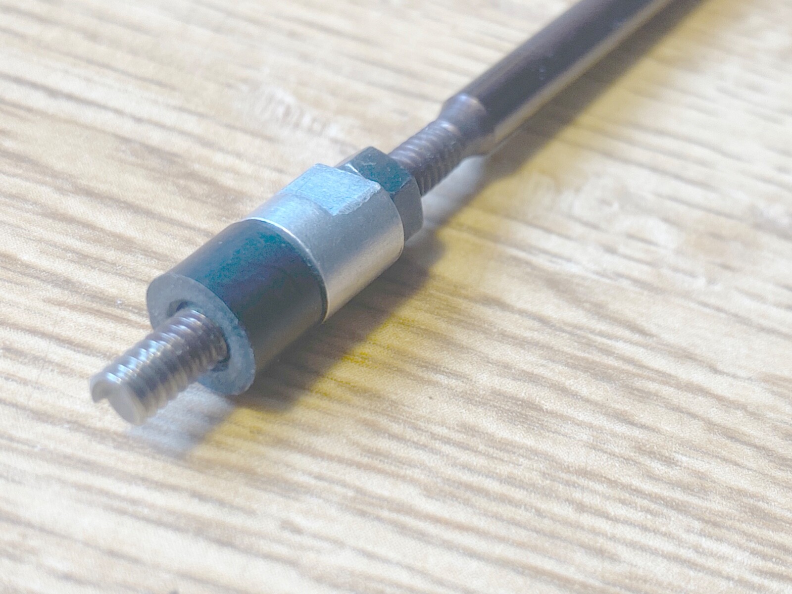 One 8-32 Heli-Coil Threaded Mandrel