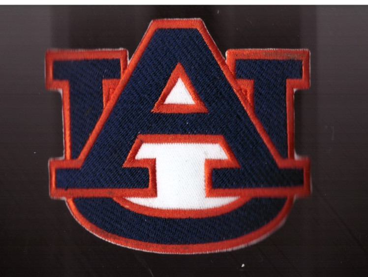 New 3 1/4 x 4" Auburn Tigers Iron on Patch Free Ship