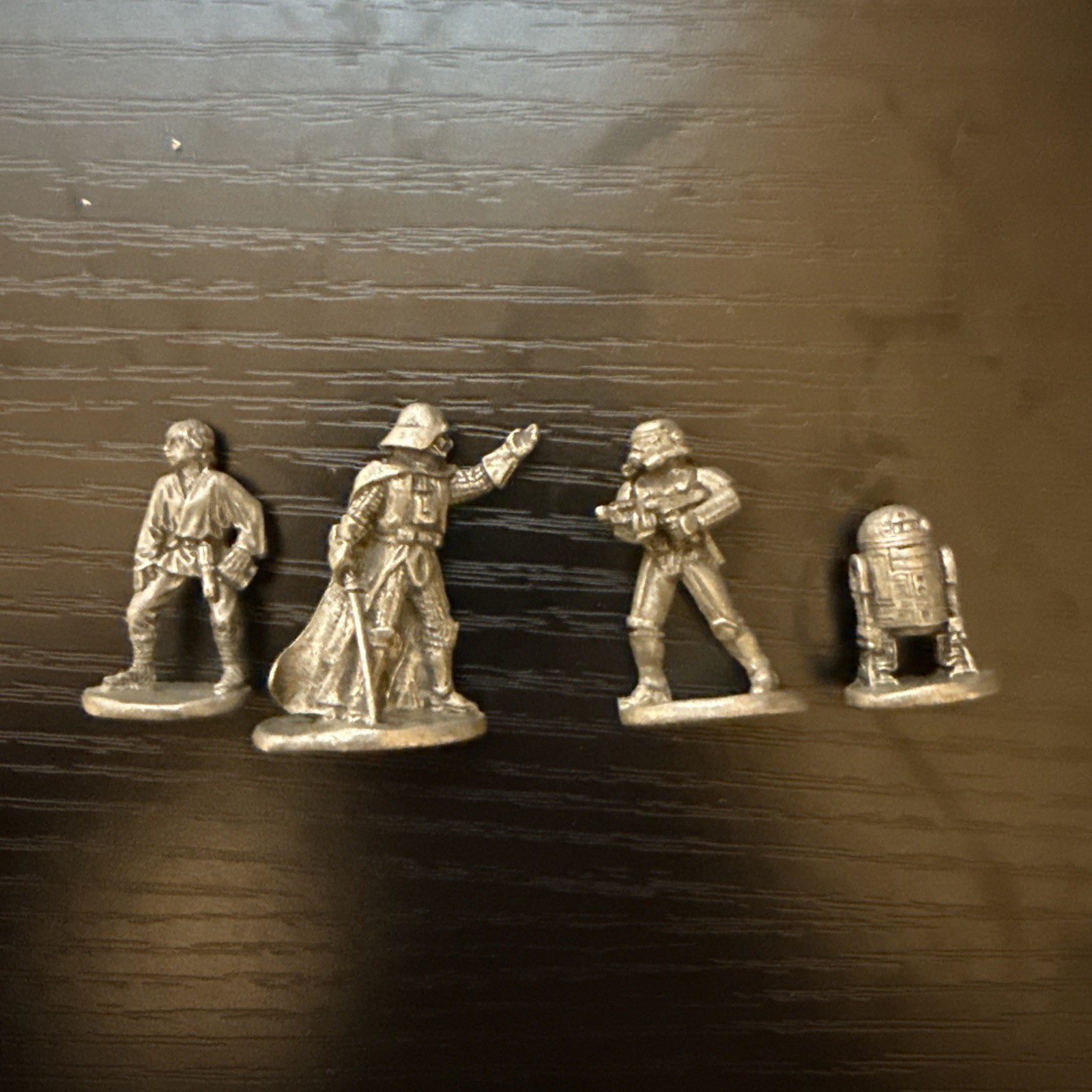 Star Wars Mini Figures, 1996-97, LFL Pewter, 4 Figures As Shown