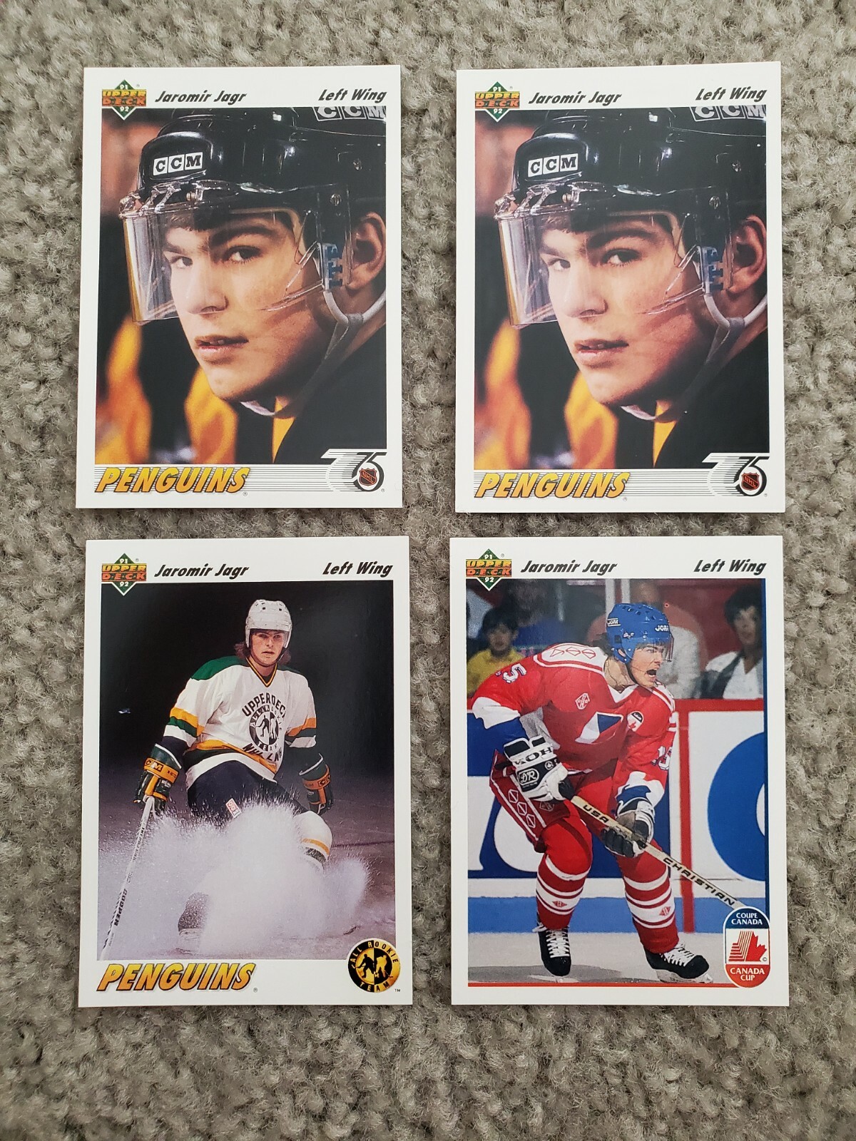 1990-91 1991-92 Upper Deck Hockey Card Singles & Holograms - Complete Your Set