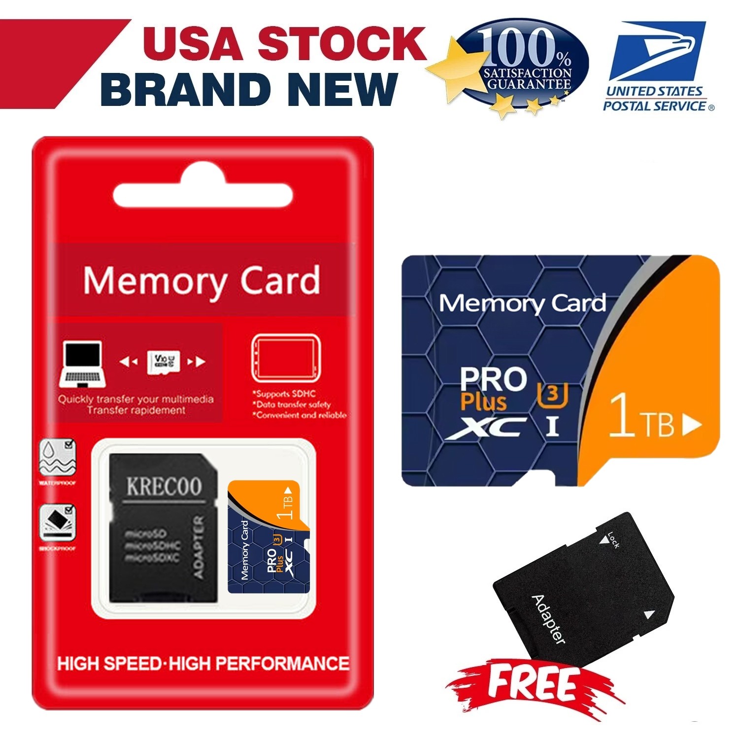 Ultra-Fast 1TB Micro TF Mini SD Card 256GB 512GB 128gb 64GB TF Memory Card lot