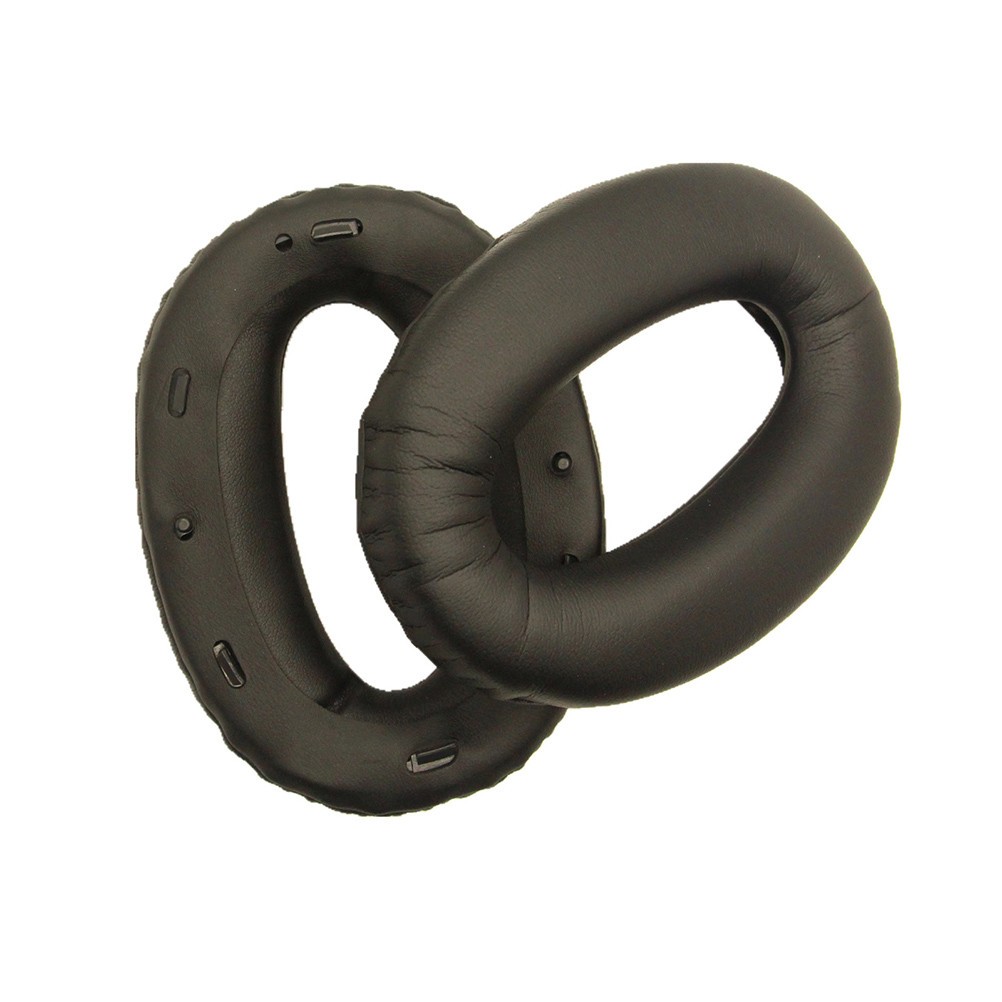 1 Pair Replacement Ear Pads Cushion Durable Reusable Black Headphone Accessories