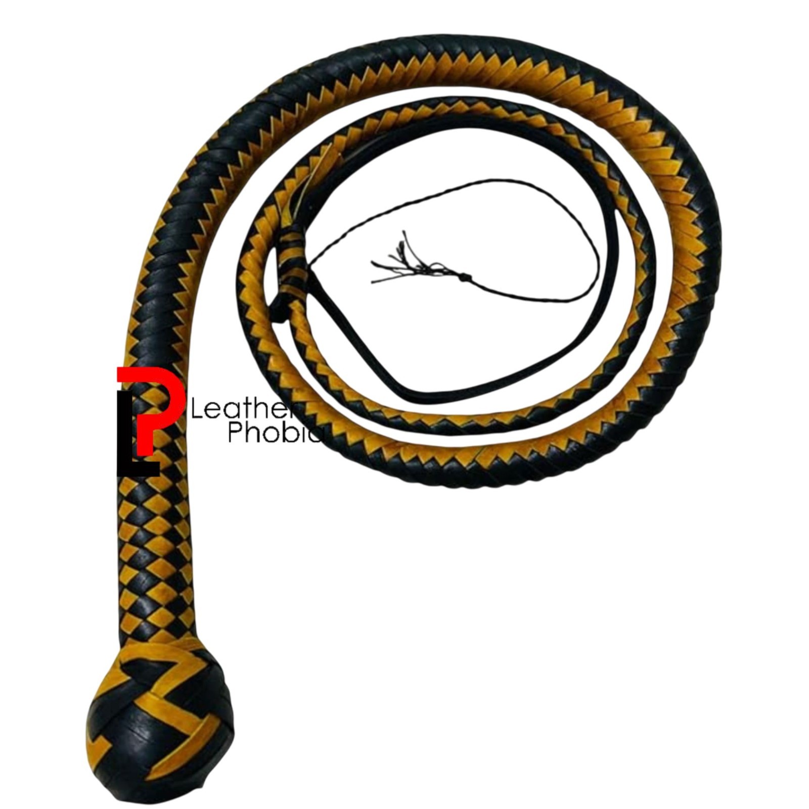 Genuine Leather Bull Whip 6 Feet Style Handmade Bullwhip 12 Plait Premium