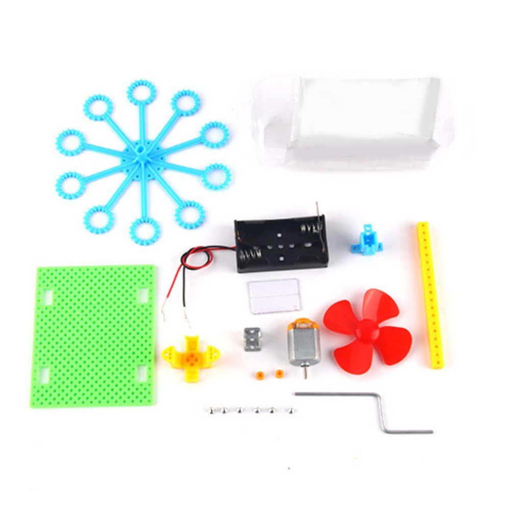 Fun Learning Bubble Machine Kit Combining Play and Basic Mechanical Science