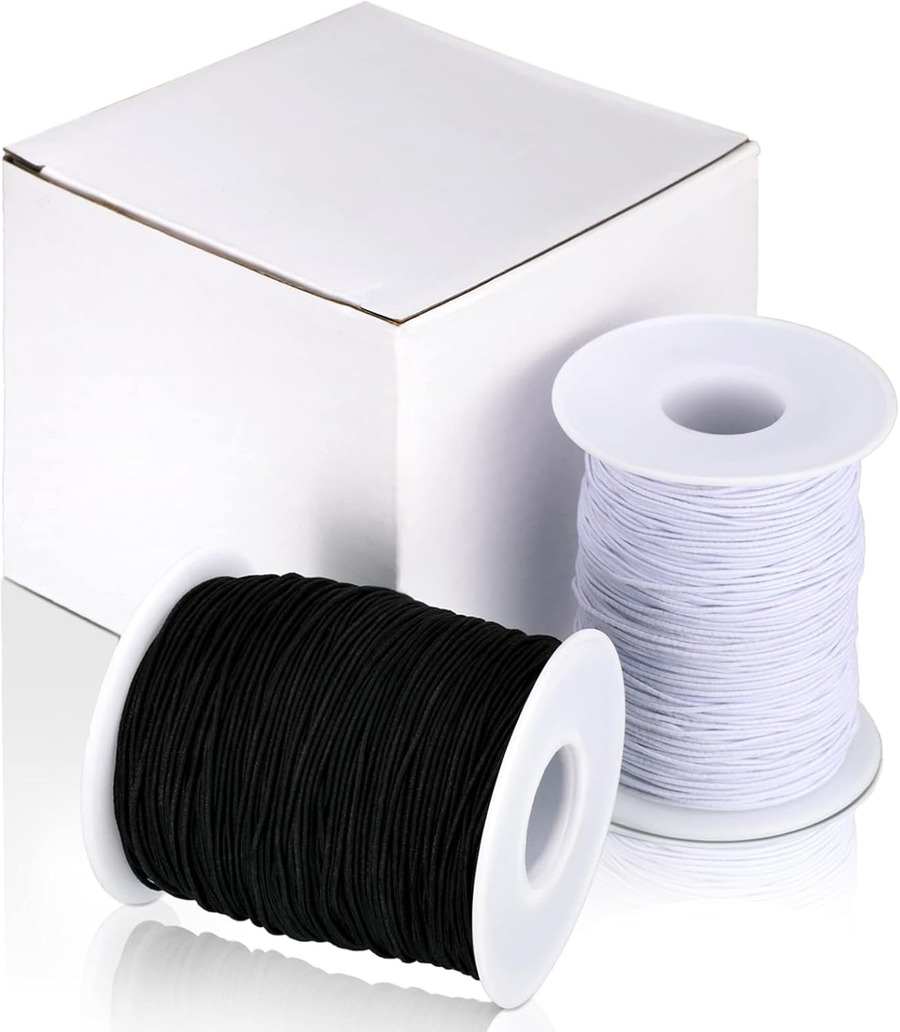 Elastic String for Bracelets Making,2 Rolls 0.8 Mm Bracelet String Elastic Total