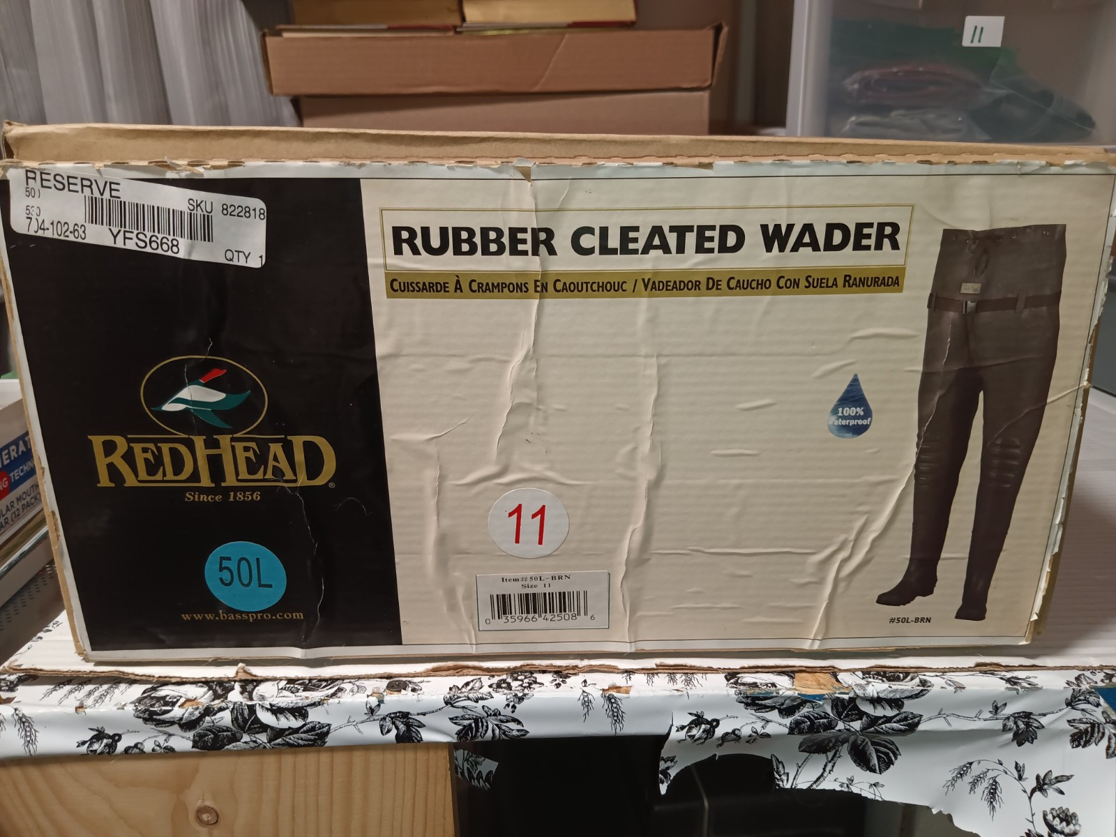 Red Head Hobbs Creek Cleated Wader Size 11