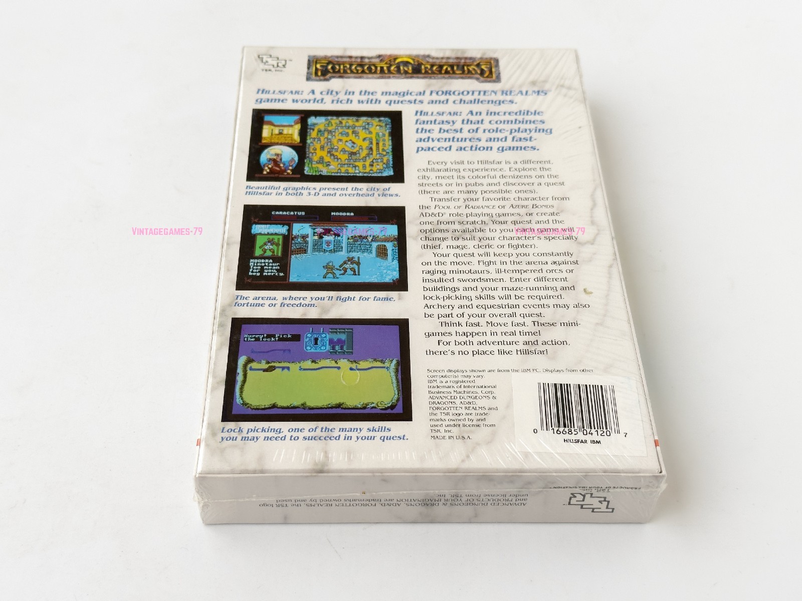 AD&D Hillsfar - SSI - 1989 / IBM PC - Sealed