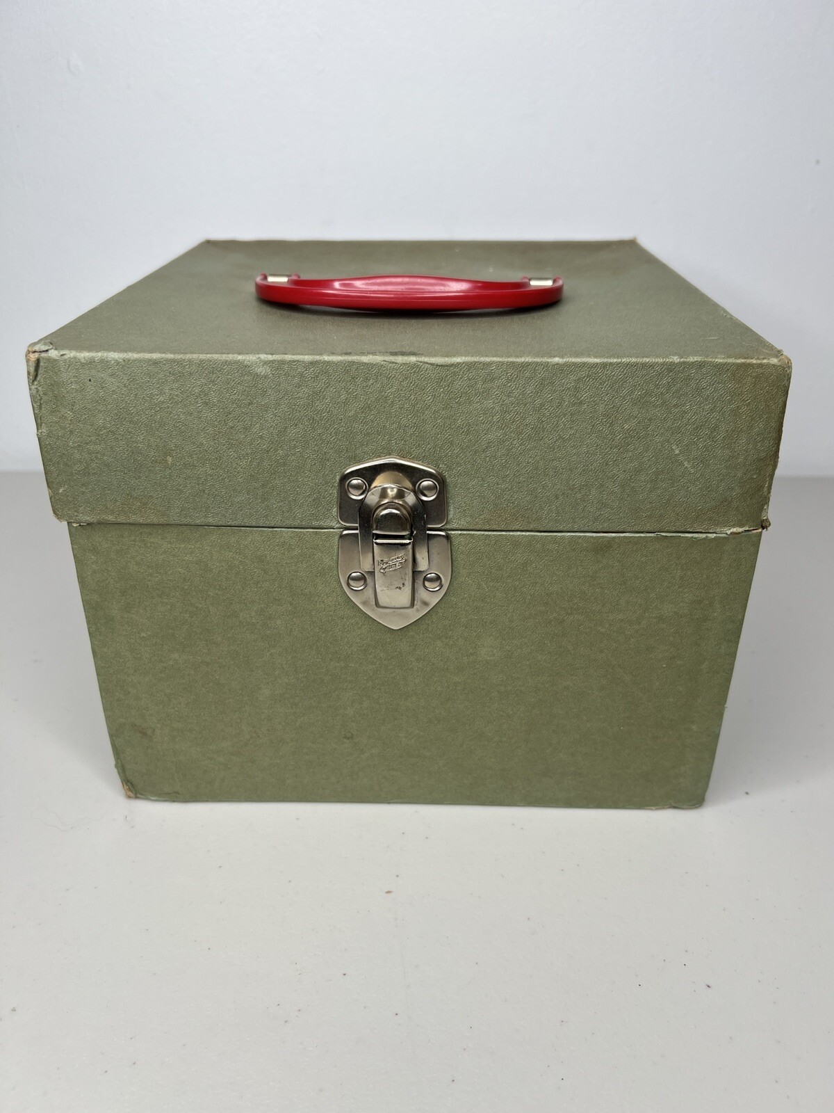 Vintage Dritz Sewing Pattern Green File Folder Box