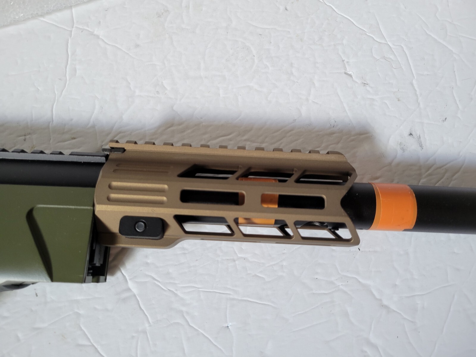 airsoft classic army brozne PDW nemesis accessorie lok system for mfour aeg