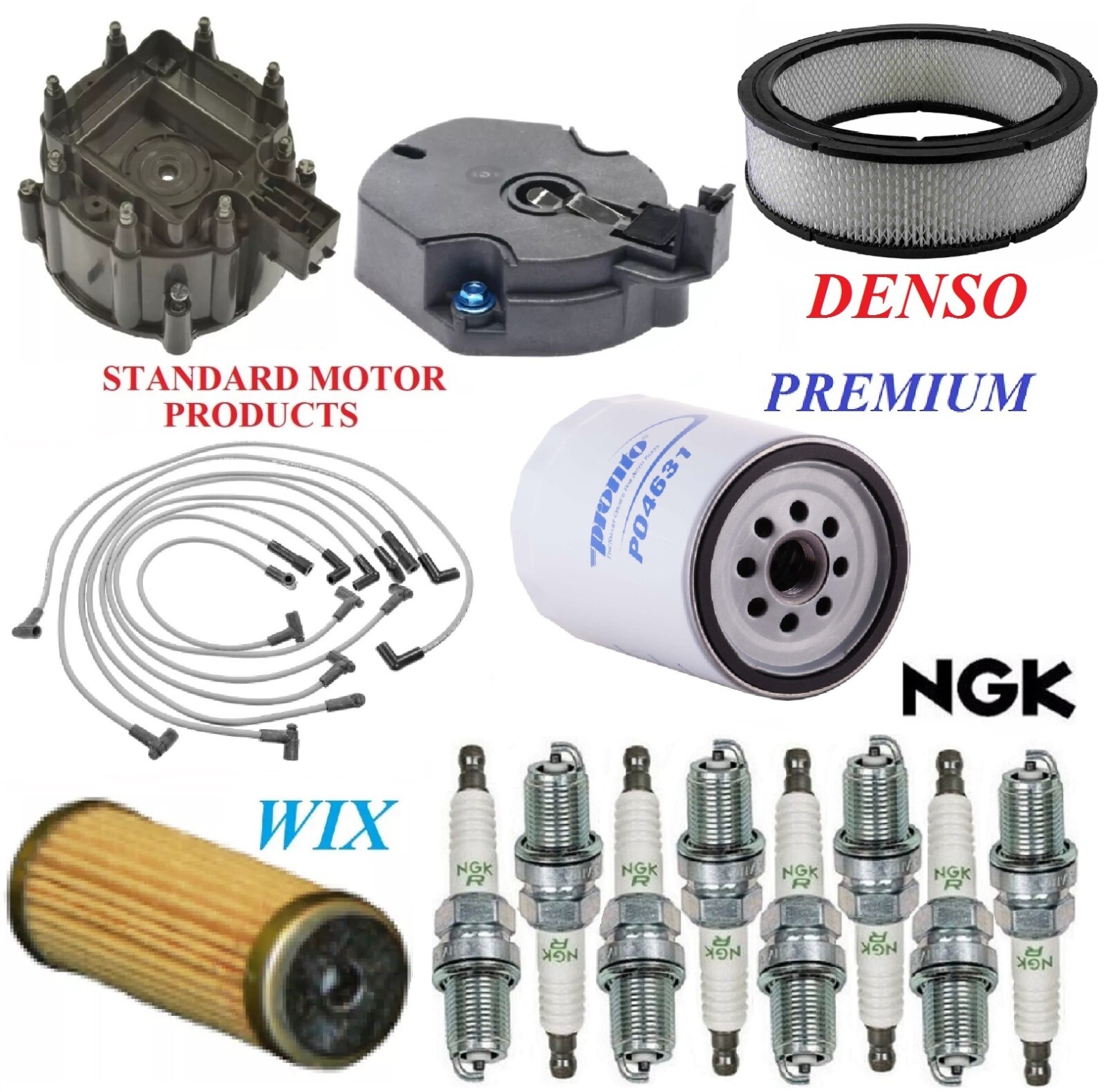 Tune Up Kit Filters Cap Wire Plugs For GMC K2500 SUBURBAN V8 5.7L 1983-1985