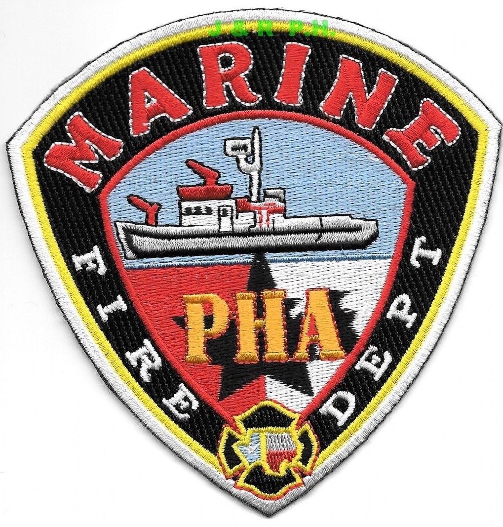 Port of Houston Authority - Marine, Texas (4.5" x 4.5" size)  fire patch