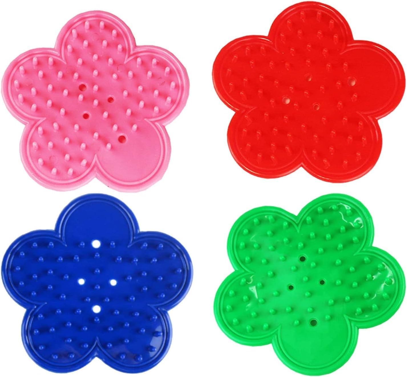 4 pcs Rose Stripper Garden Hand Tool Thorn Remover Blue, Red, Pink, Green