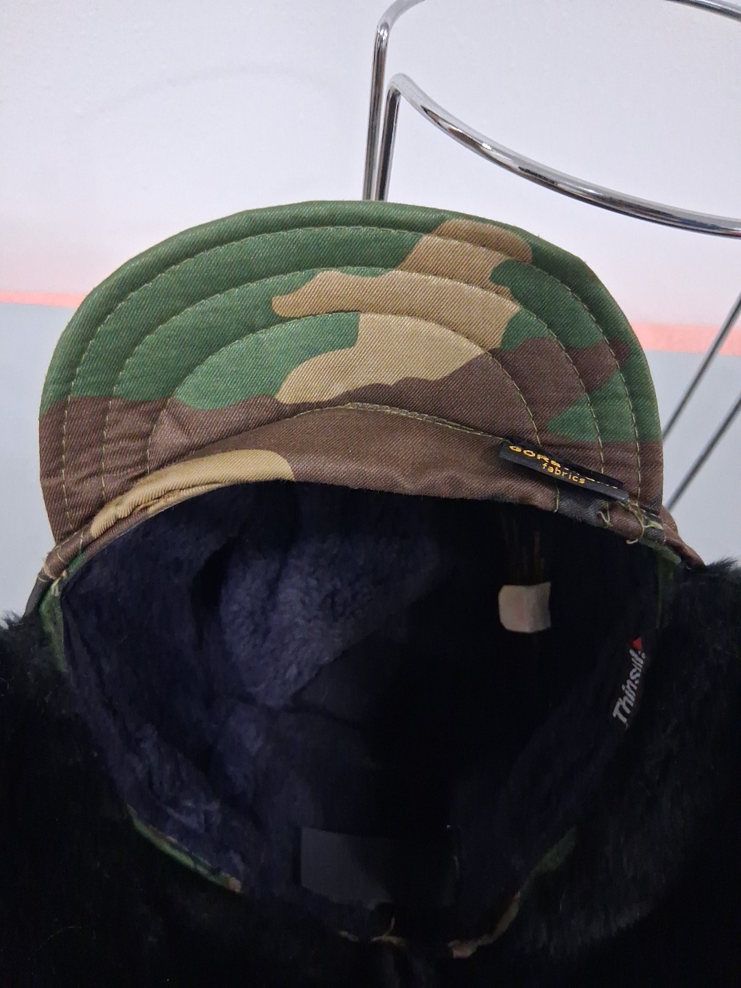 Vintage Goretex Trapper Hat Cap Thinsulate Camouflage Hunting 80s USA