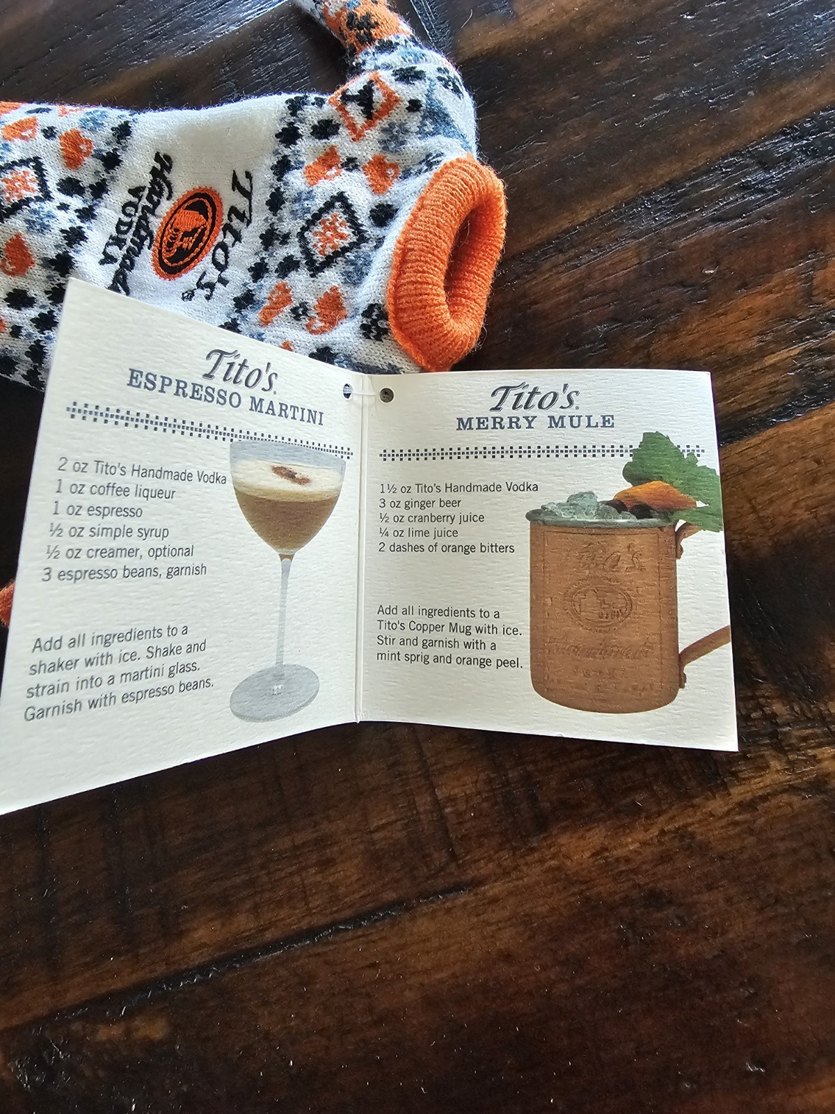 Tito's Handmade Vodka Bottle Sweater- NWT