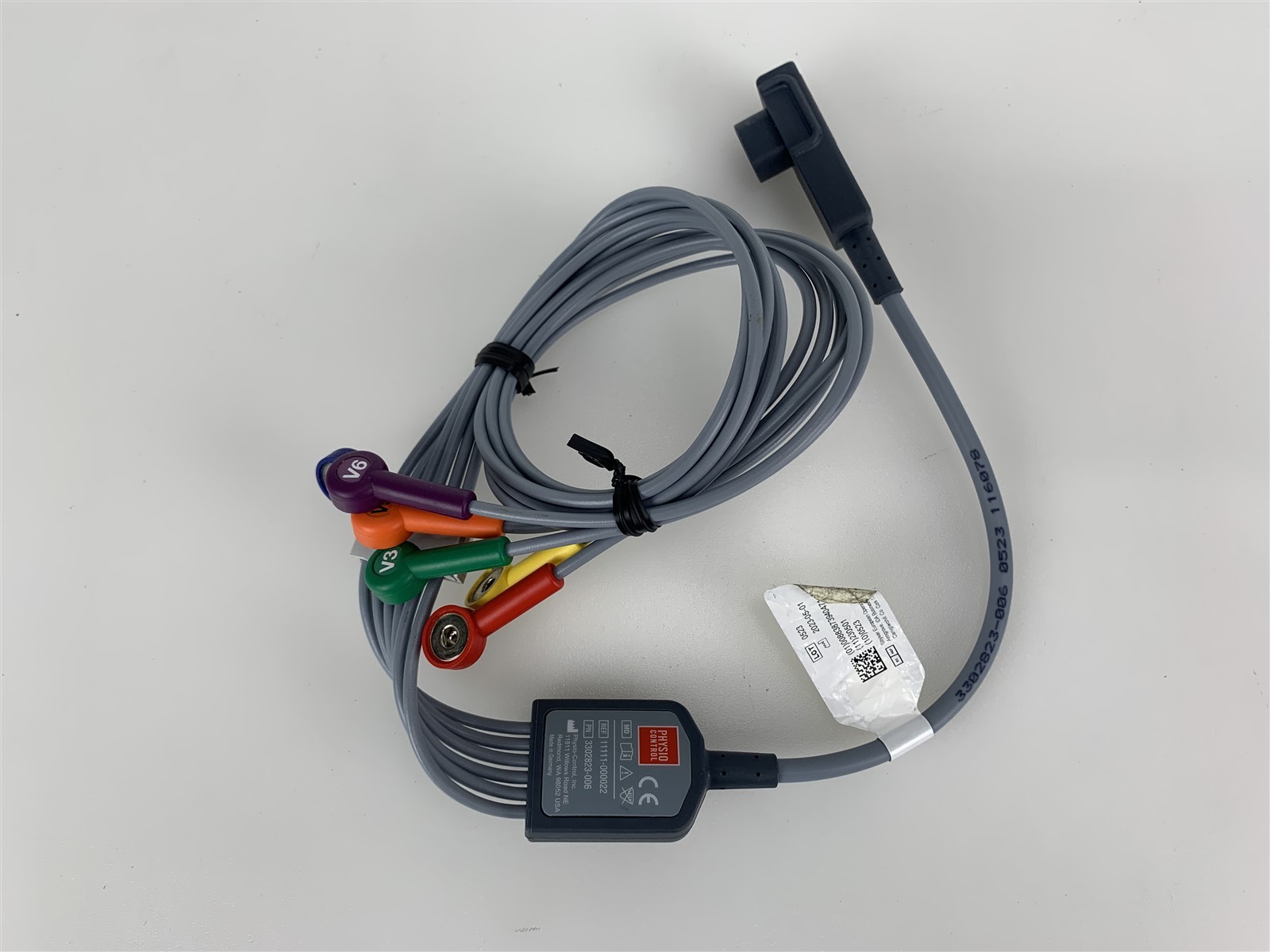 Physio Control 6-Wire Lead Attachment Cable 11111-000022 3302823-006