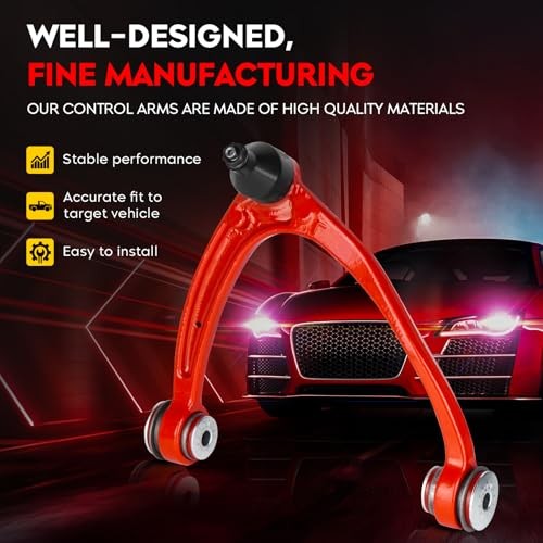 2 PCS Front Upper Control Arm Kit w/Ball Joint 2 pcs Front Upper Control Arm