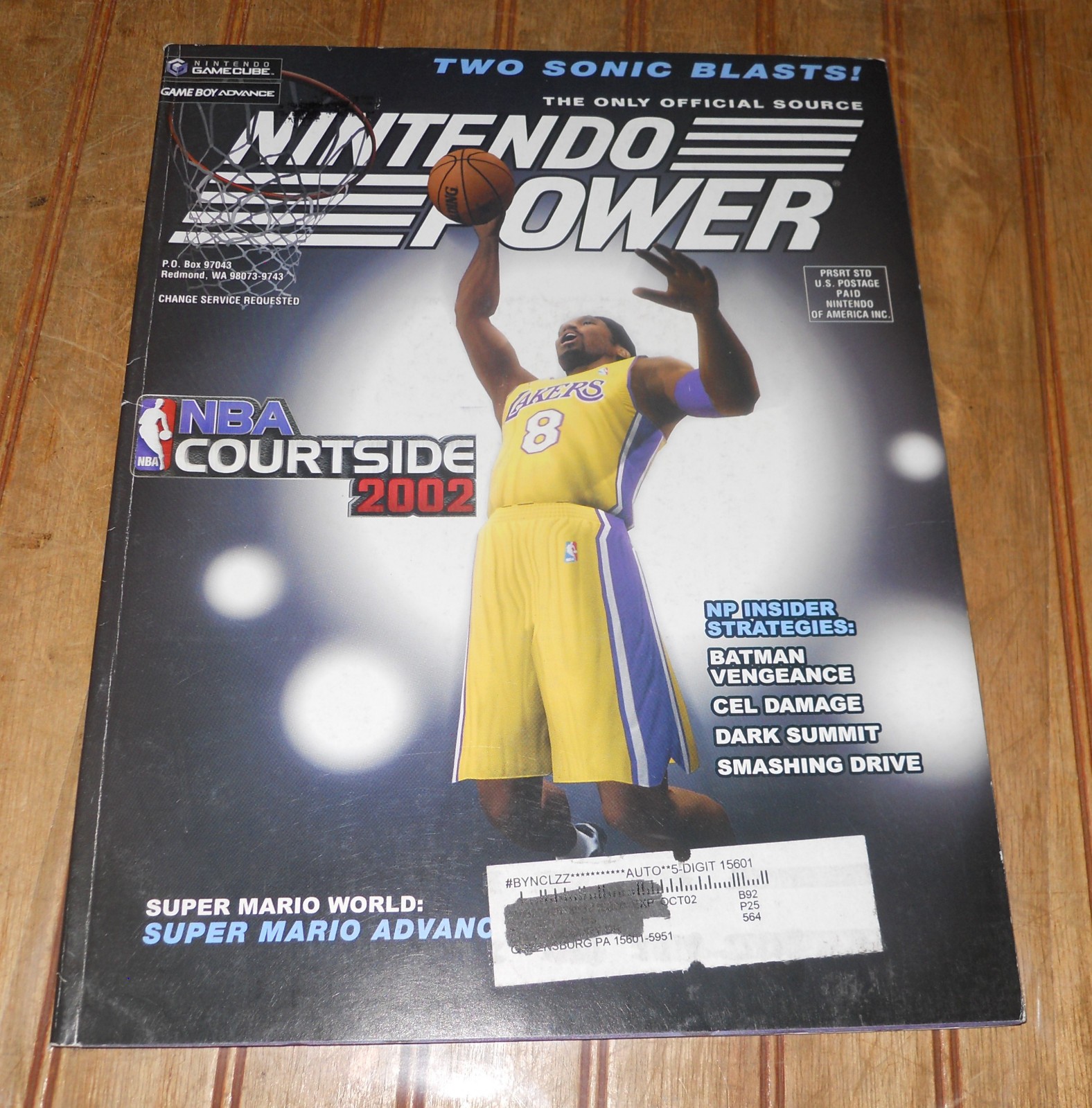Nintendo Power Magazine Vol 153 February 2002 Kobe Bryant - No Poster