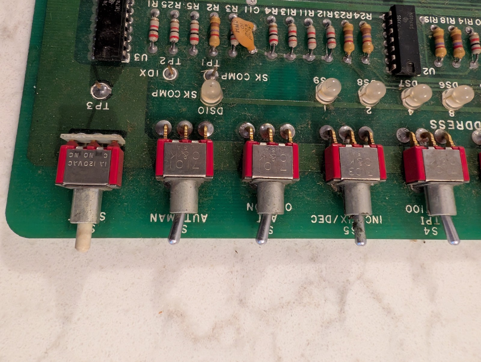 Vintage 1970s Wangco Disk Test Board