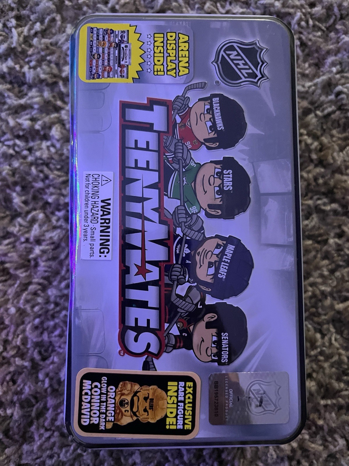 2026 NHL Teenymates Collectors Tins. 3 Packs In Each Tin