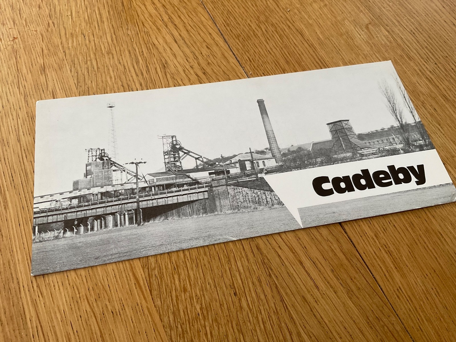 CADEBY  SOUTH YORKSHIRE COAL MINE DETAILS CARD