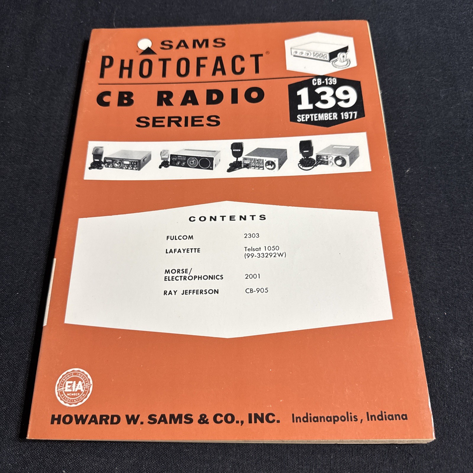SAMS Photofact CB Radio Series Manual CB 139 September 1977