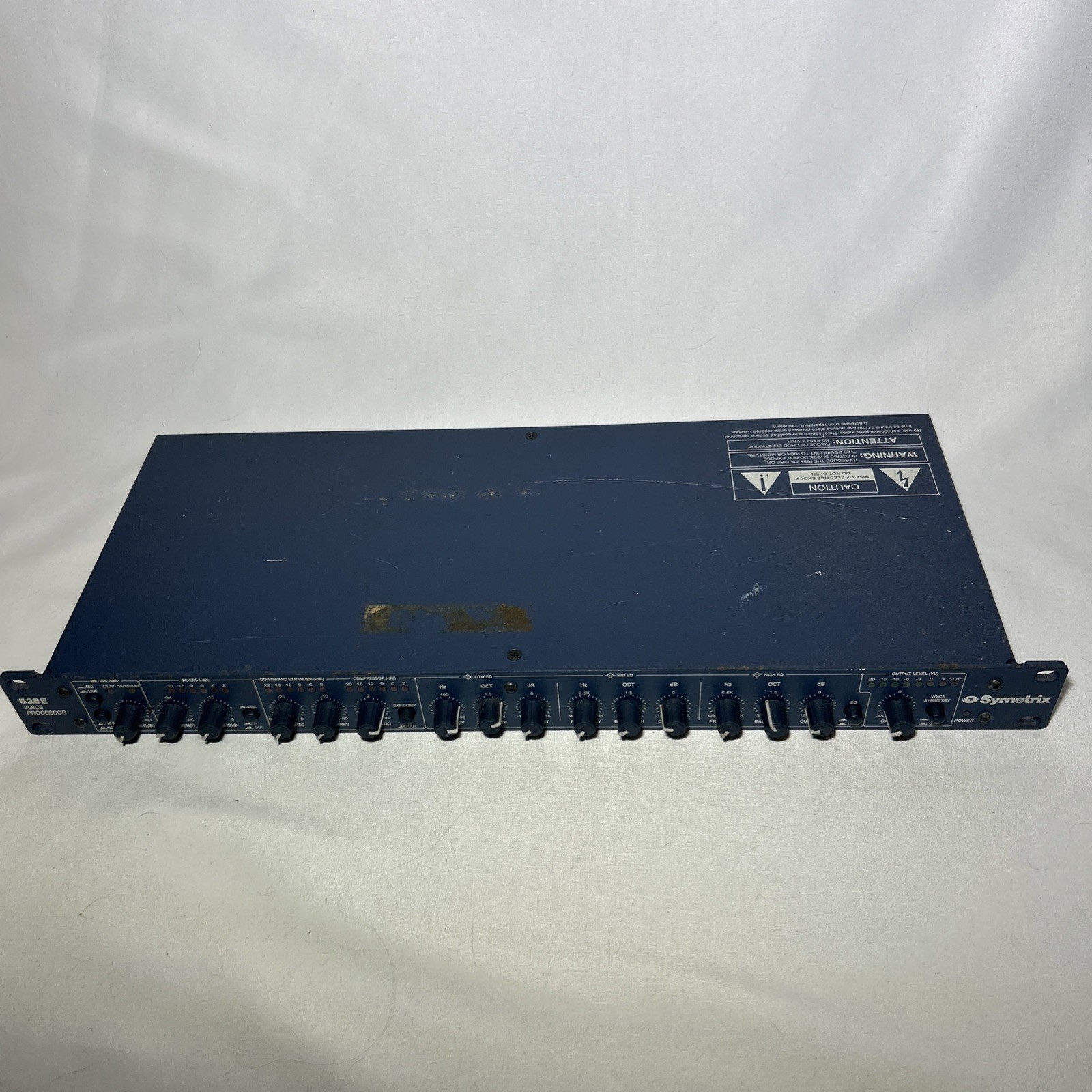 DEFECTIVE Symetrix 528E Analog Channel Voice Processor  Untested  For pa G3D