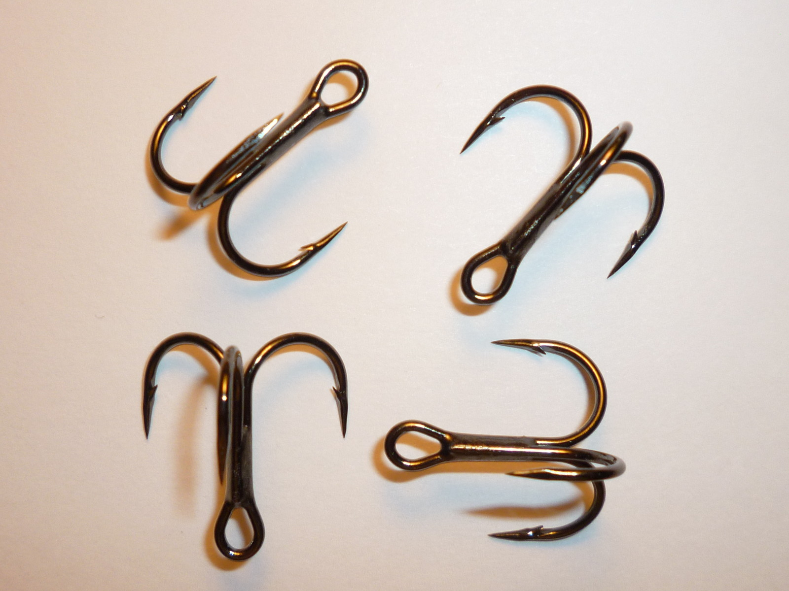 (100) VMC SHORT-SHANK 1X TREBLE HOOKS (SIZE 5) BLACK (9651BN) BULK 9651