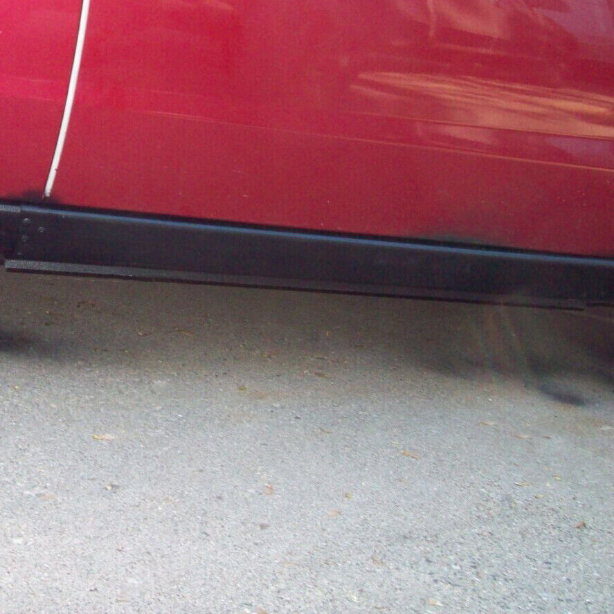 For 2008 2009 2010 2011 Ford Focus Silver Slip-on Rocker Panel 4 door Left+Right