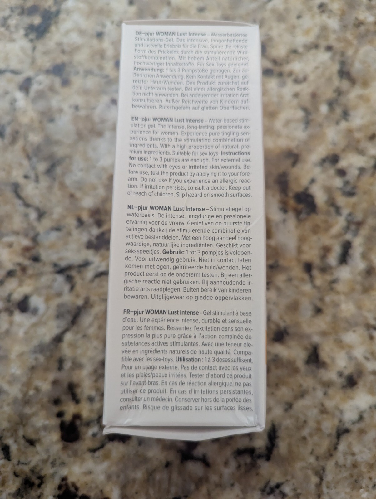 Pjur Woman Lust Intense Orgasm Gel 15ml exp: 03/2028 NIB