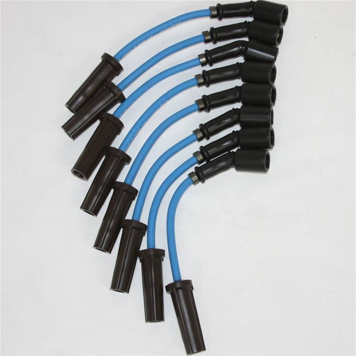 Granatelli Motorsport 28-1545S Spark Plug Wires 8mm Blue Straight Boots LS/LT