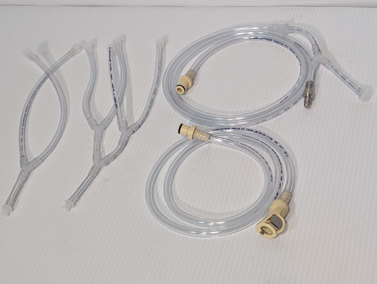 Colder Subminature Twist-To-Connect Medical Couplings w/ ClearFlex 60NP Tubing