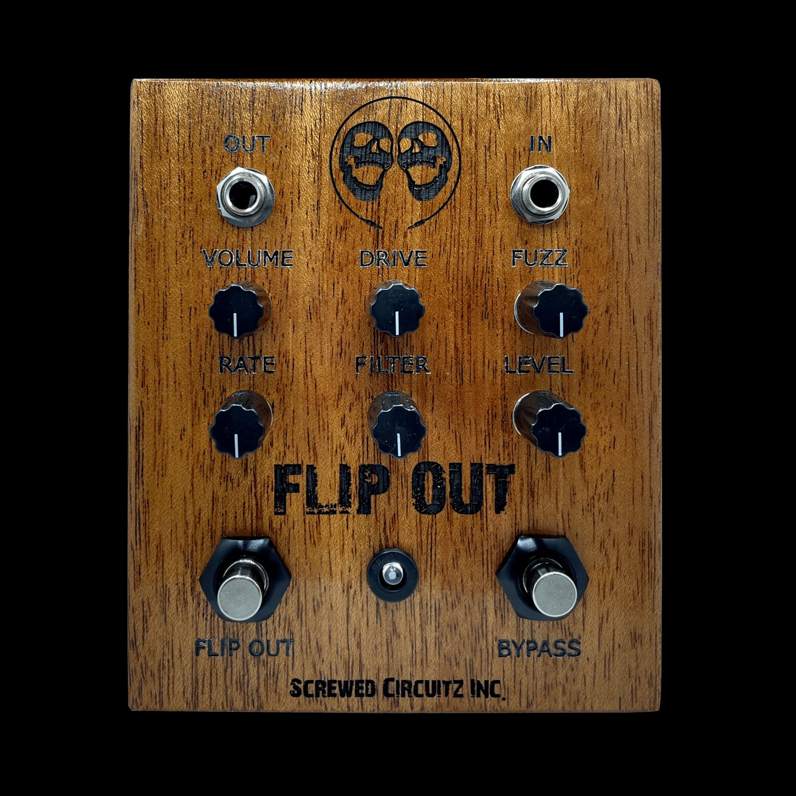 Screwed Circuitz Flip Out Fuzz 2.0 Guitar Effect Pedal