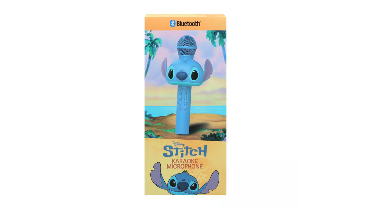 Disney Stitch LED Karaoke Microphone NEW