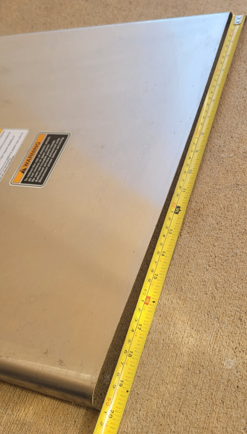 Bunn ICB Twin stainless front panel - part