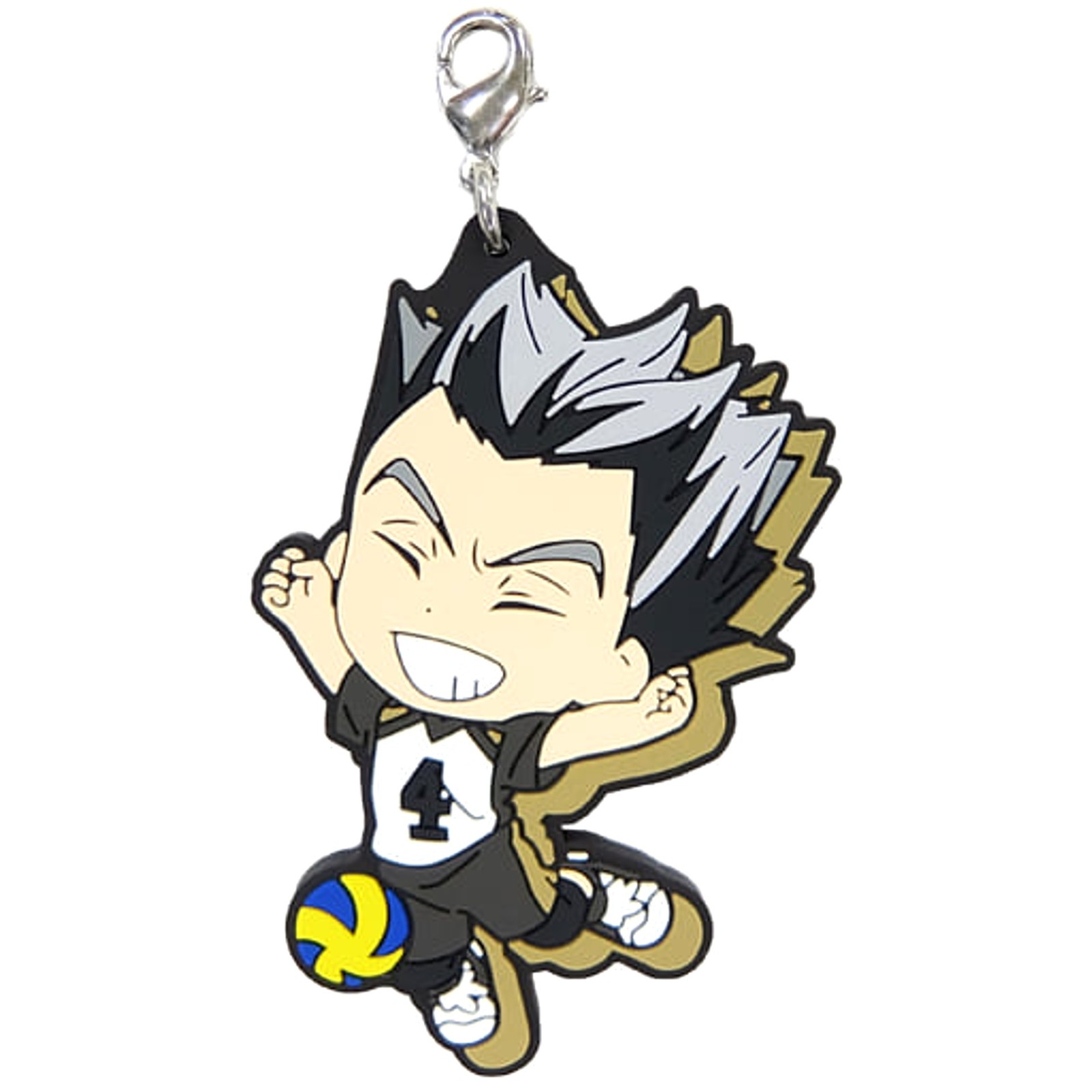 Kotaro Bokuto H Prize Ichiban Kuji Haikyu Kanki no Kodo Rubber Charm Japan S990