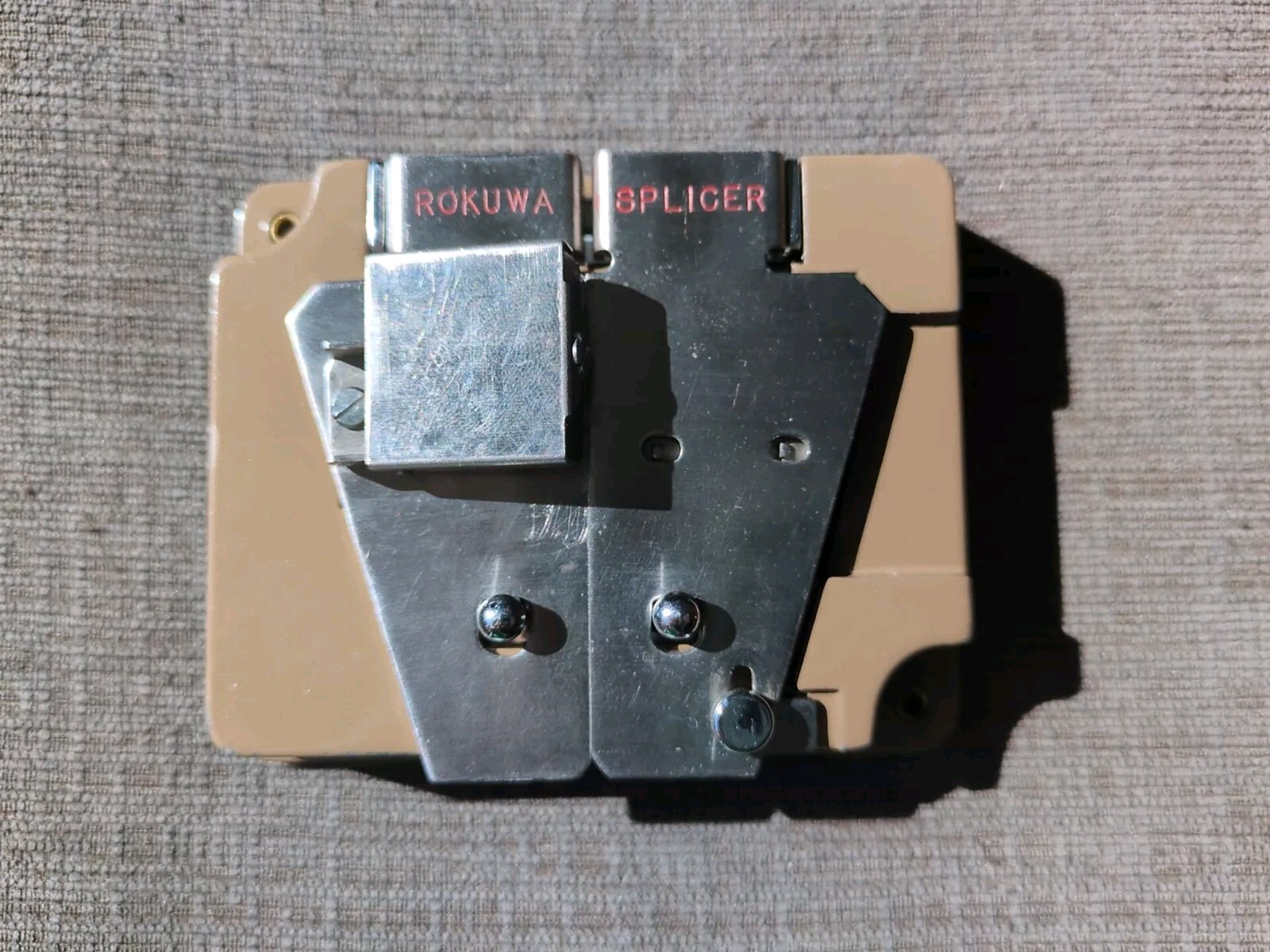 Rokuwa Film Splicer Klebepresse 8mm Super 8 Movie Film