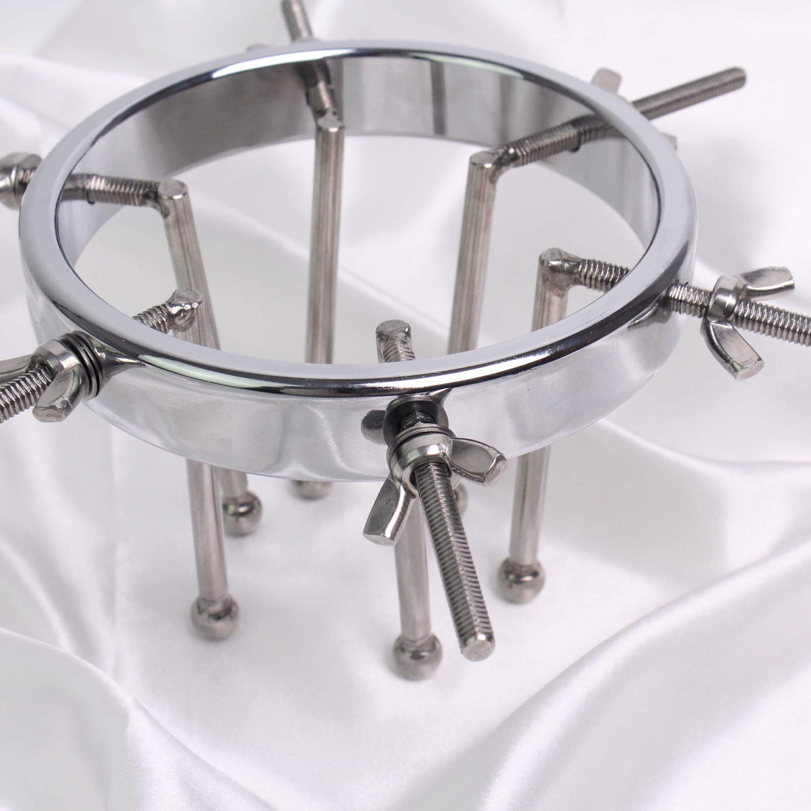 Adjustable Huge Plug Extreme Spreader stretcher Vaginal Speculum Chastity Device