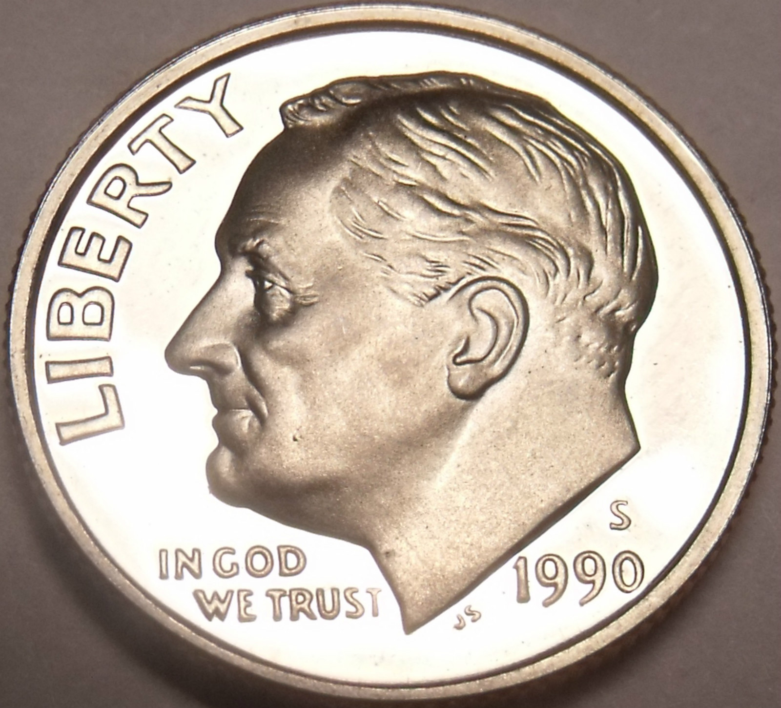United States 1990-S Proof Roosevelt Dime~We Have Tons Of Proof Coins~Free Ship