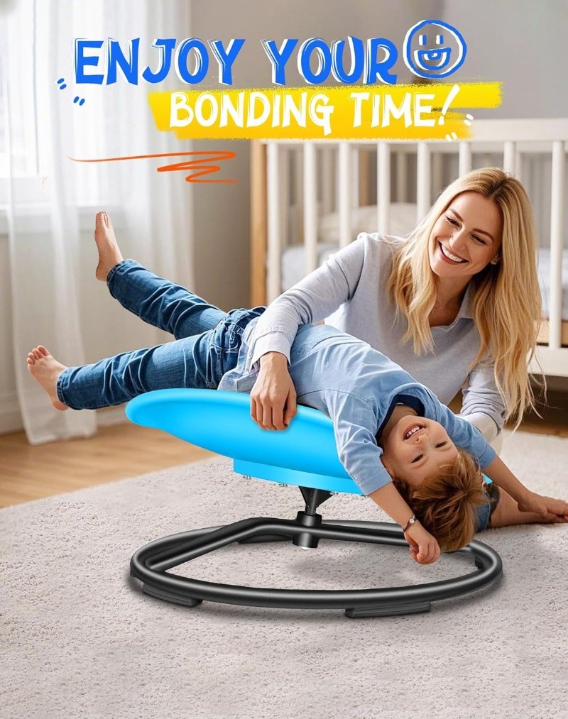 Spinning Chair for Autistic Kids, Sensory Swivel Chair, 220LBS Weight Capacity